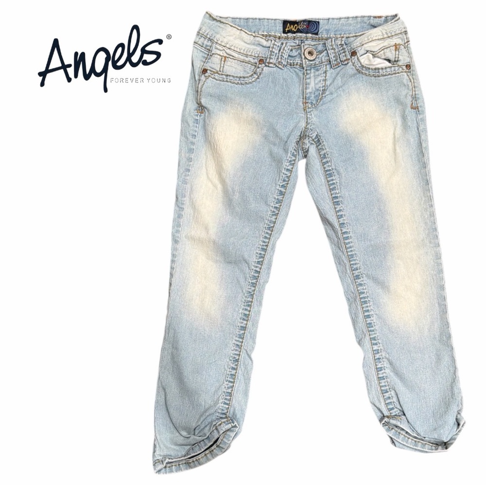Angels Light Wash Blue Capri Jeans - Size‎ 7